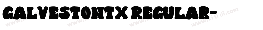GalvestonTX Regular字体转换